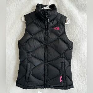 The North Face 550 Women’s Black Pink Puffer Vest Size: Small Petite